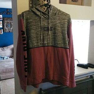 Victorias secret pink pullover sweatshirt